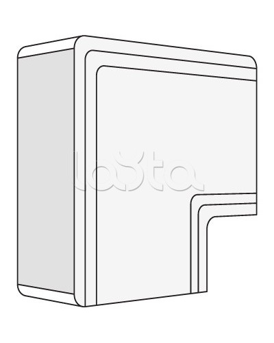 Угол плоский NPAN 120x60 мм DKC 01746 в Химках Аксессуары для кабель-канала Pintop.ru