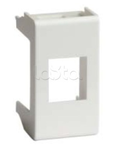 Адаптер для информационных разъемов SIEMON, белый, 1мод. DKC 76608B в Химках Аксессуары для стоек и шкафов Pintop.ru