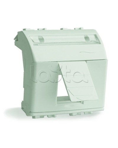 Адаптер для информационных разъемов Keystone, белый, 2 мод DKC 76613B в Химках Аксессуары для кабель-канала Pintop.ru