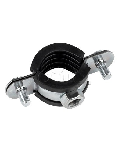 Хомут стальной 1 (32-37 мм), с уплотнителем EKF (hsu1100) в Химках Стяжки-хомуты Pintop.ru