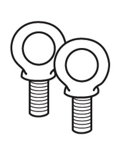 Комплект подъемных колец Legrand 020482 в Химках Аксессуары для стоек и шкафов Pintop.ru