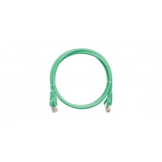 Шнур коммутационный 2хRJ45/8P8C, U/UTP, 4 пары, Кат.5е, LSZH, зеленый (1м) NIKOMAX NMC-PC4UD55B-010-C-GN