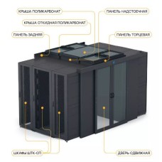 Крыша поликарбонат 600 × 900 для шкафа ШТК-СП-×.6.× ЦМО ЦОД-СП-КП-600.900-9005